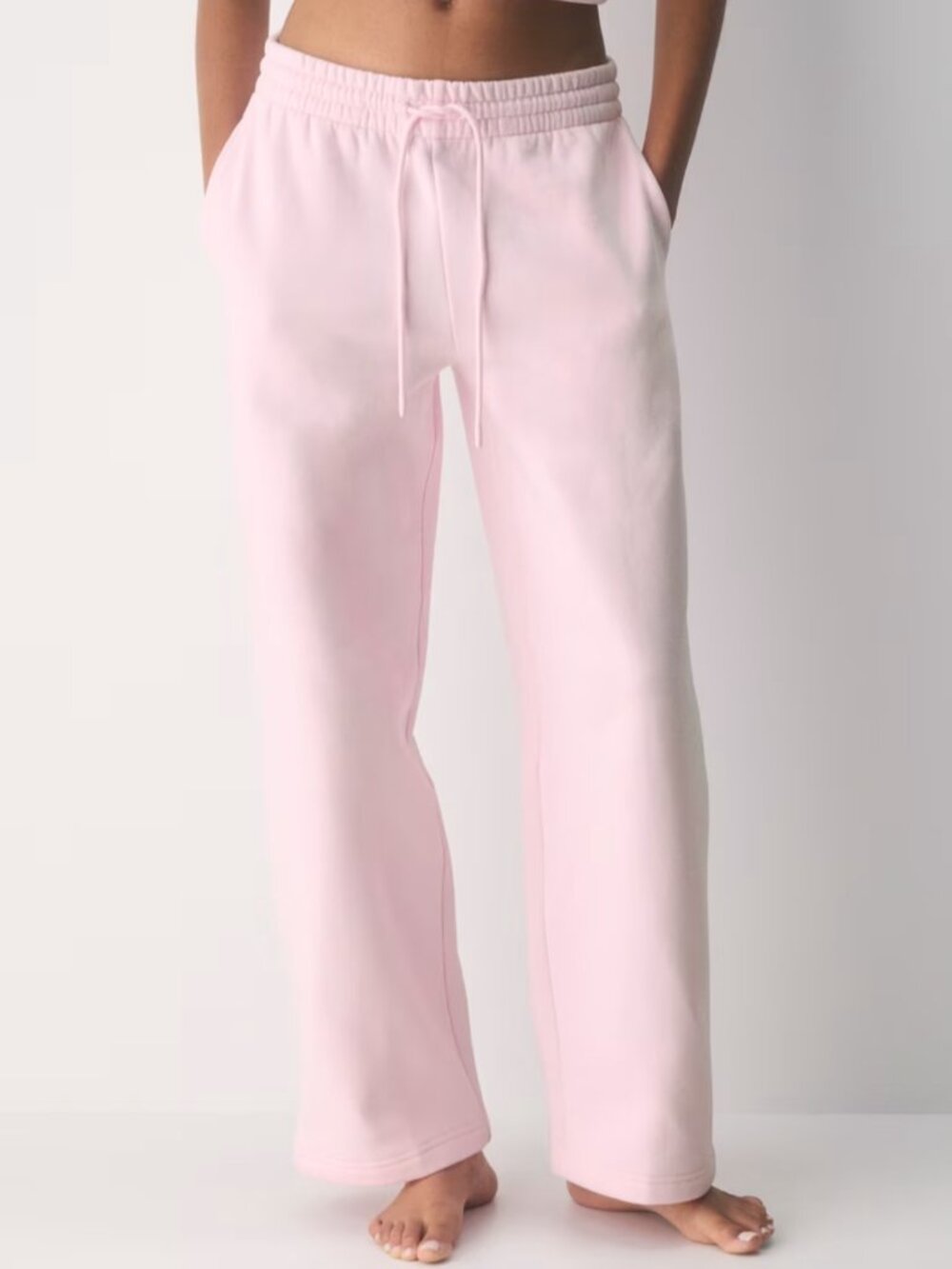 NWT Aritzia Sweatfleece BOYFRIEND WIDE pants Villa Pink